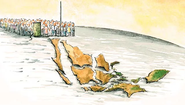 Ilustración de Víctor Solís, cortesía de Nexos