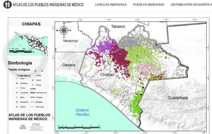 Poblaciones indígenas Chiapas