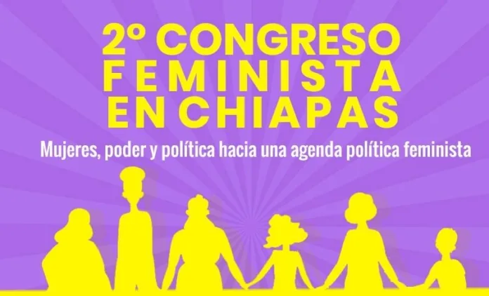 Anuncian Segundo Congreso Feminista en Chiapas en noviembre