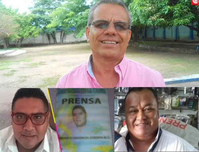 Tres periodistas