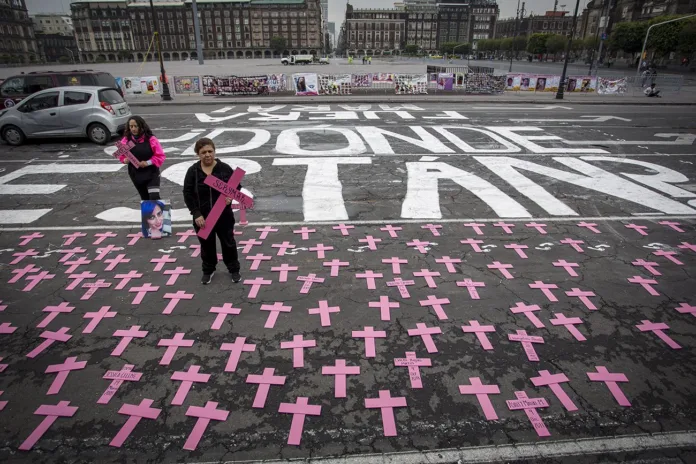 Plantón Zocalo 2 feminicidios