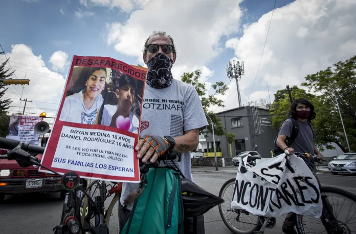 Protesta Brayan-Daniel 2 Desaparición de personas en Jalisco
