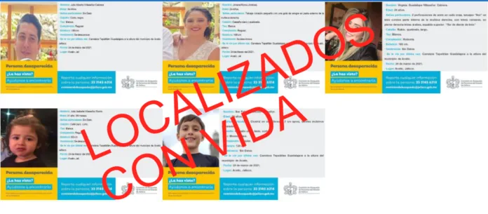 Localizan con vida