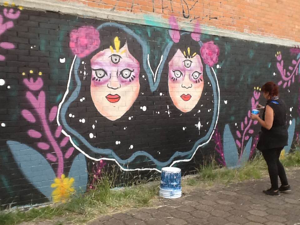 Espacio público e intervención de calle: mujeres en resistencia y grafiti antipatria ultural Femenil.