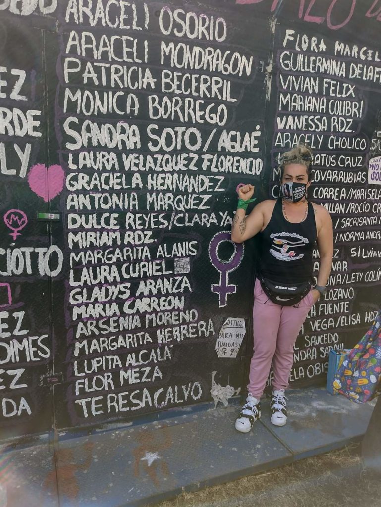Teresa Calvo madre de Alejandra Calvo continúa en la exigencia de justicia.