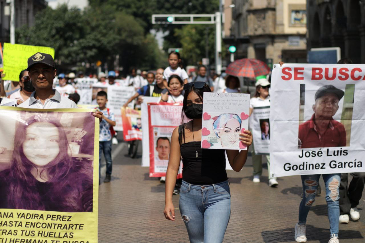 Reclaman en Jalisco madres a autoridades por la desaparición de sus hijas e hijos