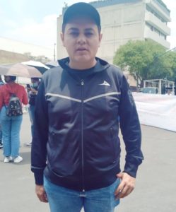 Salvador Ramírez Lemus, técnico de la Coordinadora Nacional de Trabajadores de la Educación (CNTE) de la sección XVIII de Michoacán