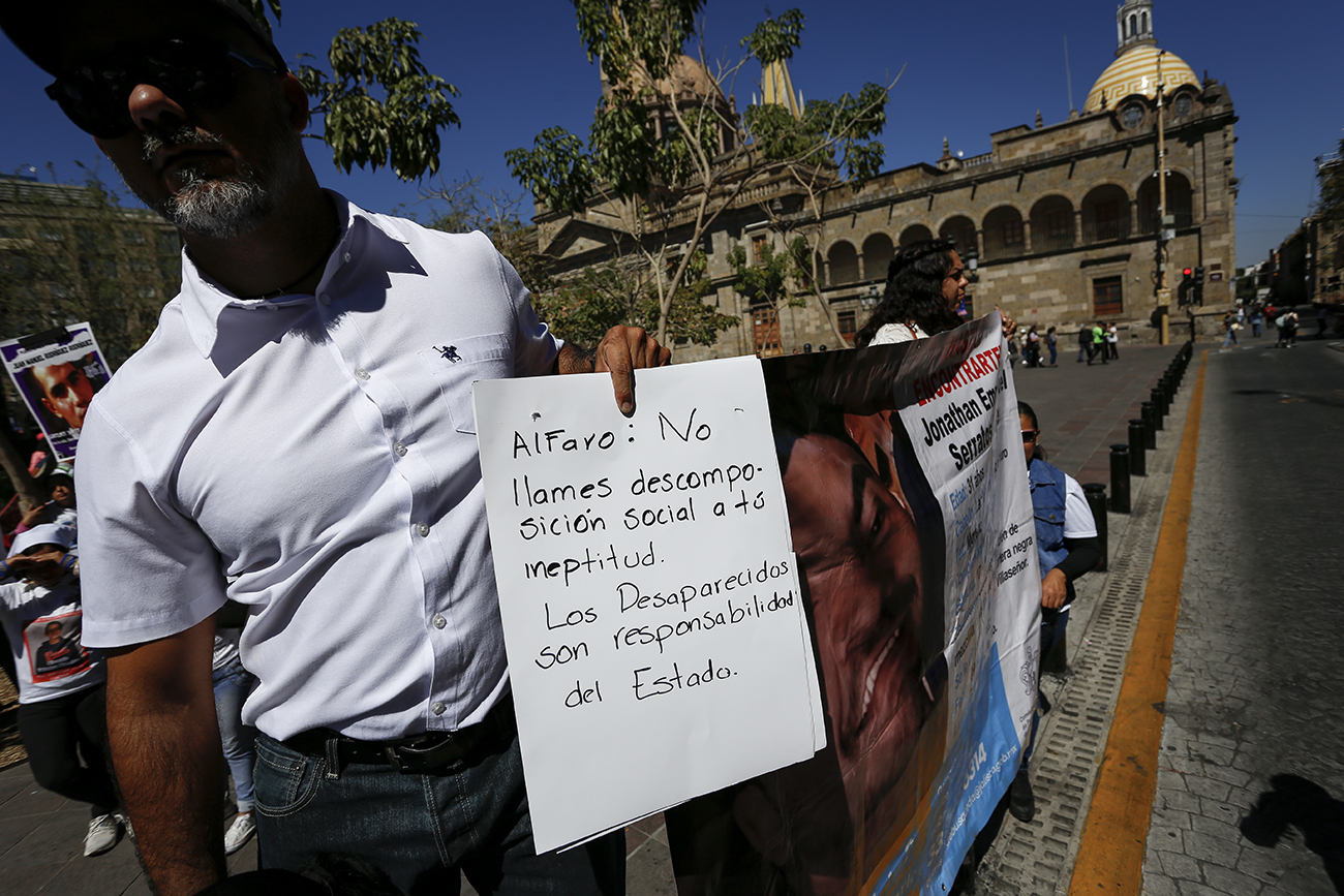 Marchan por las y los desaparecidos de Jalisco