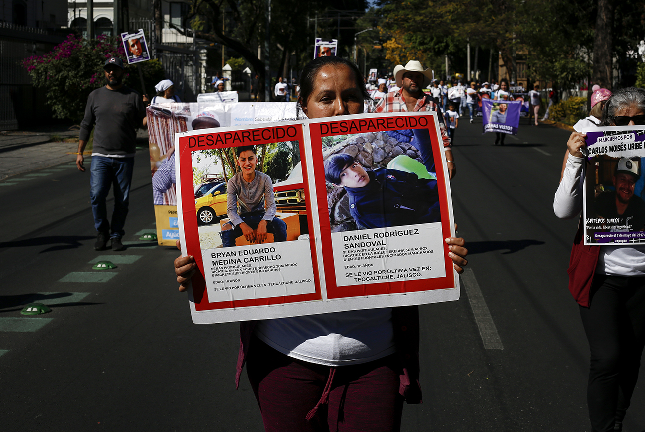 Marchan por las y los desaparecidos de Jalisco