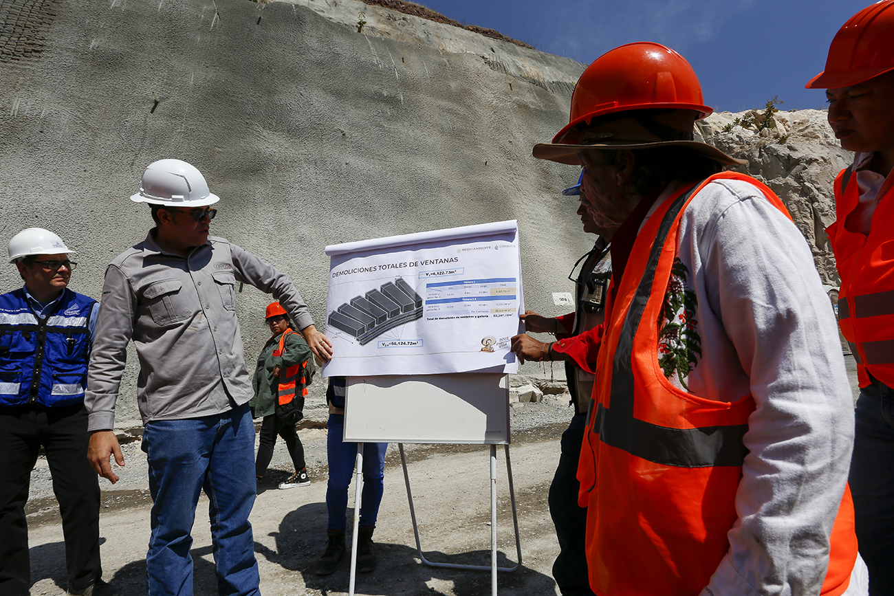 Habitantes de Temacapulín, Acasico y Palmarejo supervisan obras en presa El Zapotillo