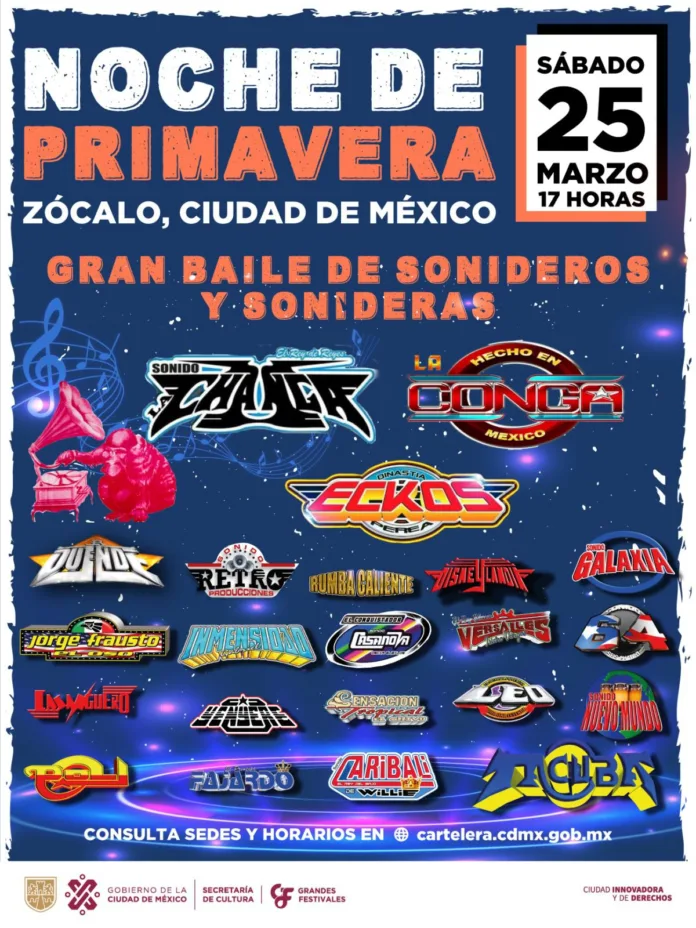 3a2aad7a-c819-4b99-8e0f-a3dc471c1e3b Más de 30 sonideros harán vibrar el Zócalo capitalino en la Noche de Primavera 2023