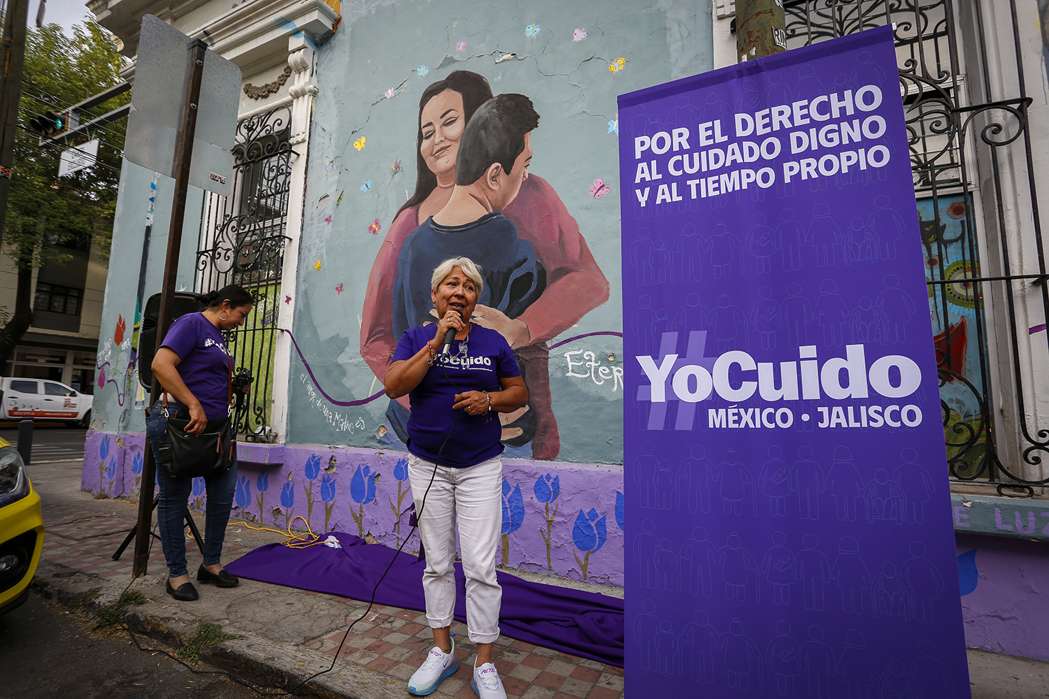 Crean mural en memoria de Luz Raquel, víctima de feminicidio en Jalisco