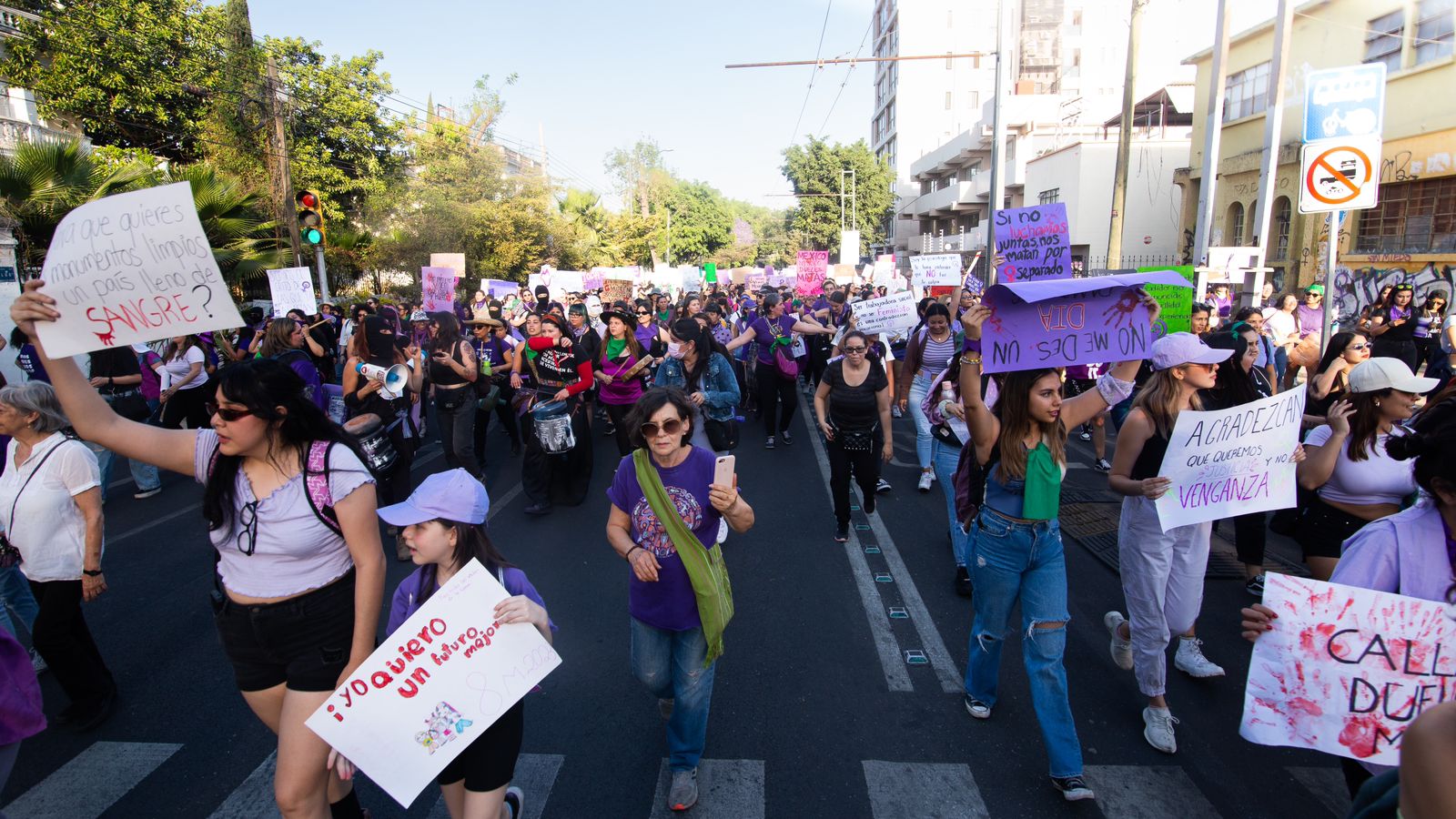 Marcha 8M Guadalajara en imágenes  