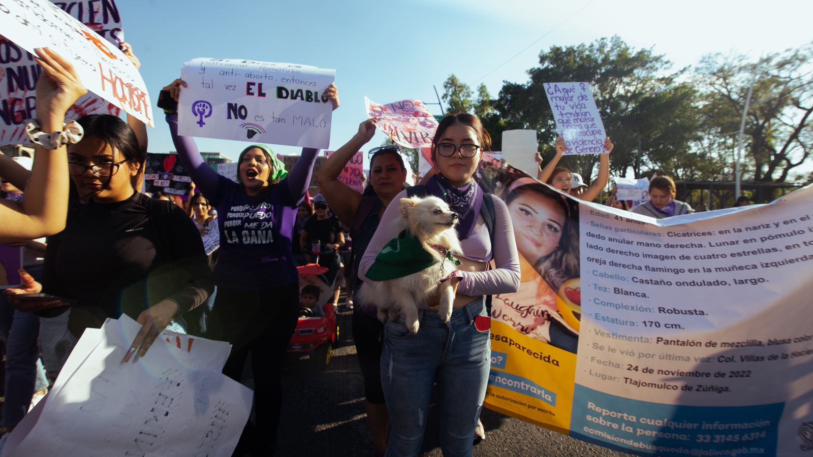 Marcha 8M Guadalajara en imágenes  