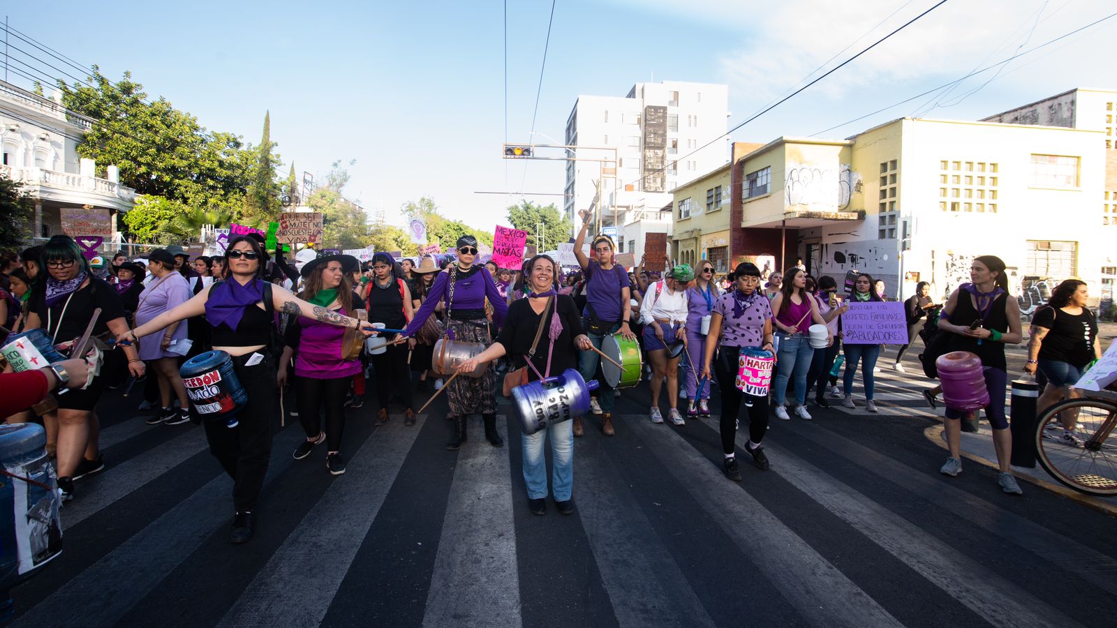 Marcha 8M Guadalajara en imágenes  