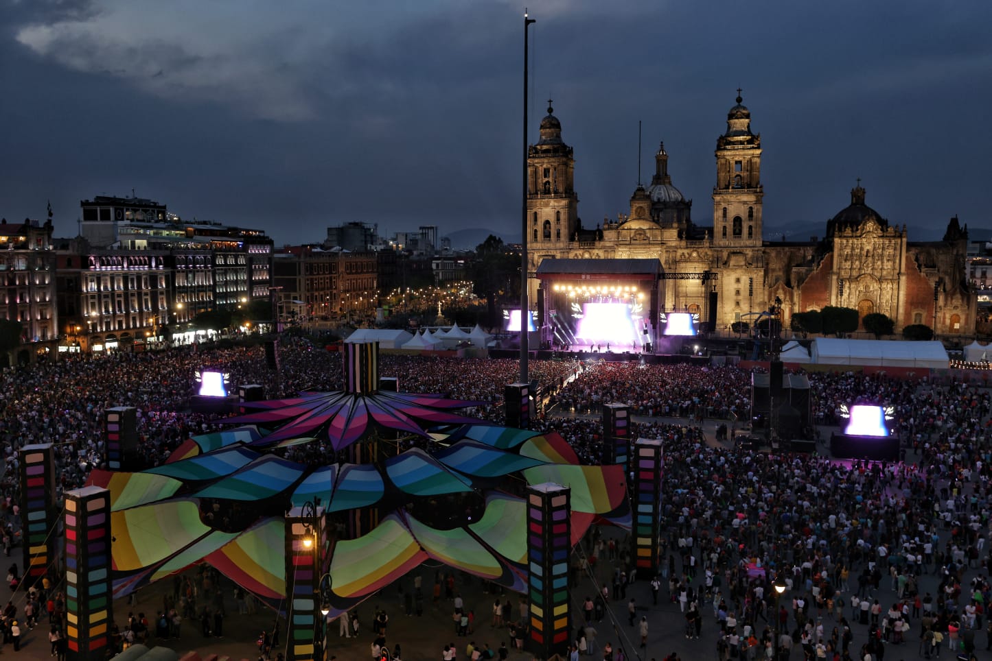 Cumbión en el Zócalo 