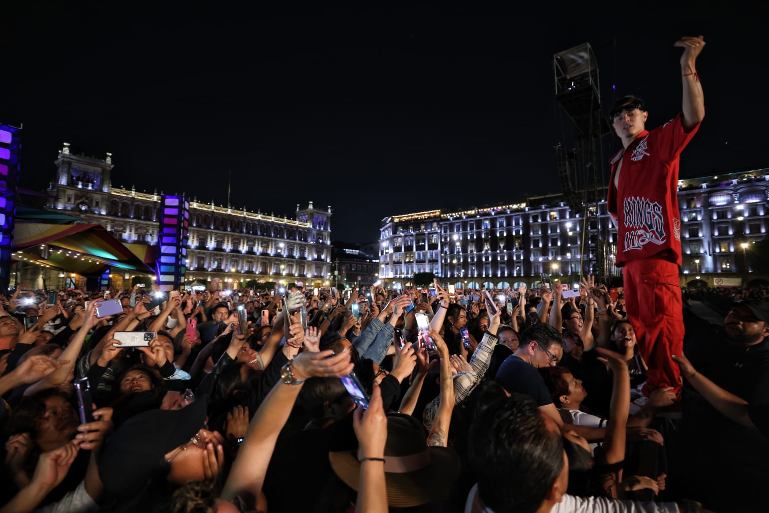 Cumbión en el Zócalo 