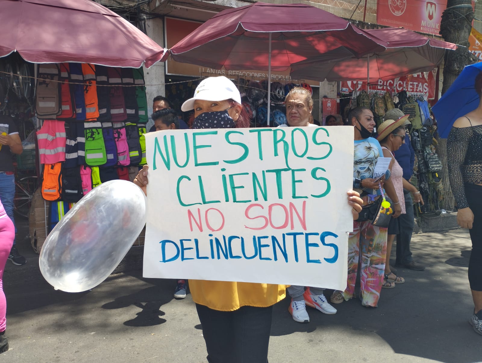 Trabajadoras sexuales marchan en defensa de sus derechos laborales en Ciudad de México