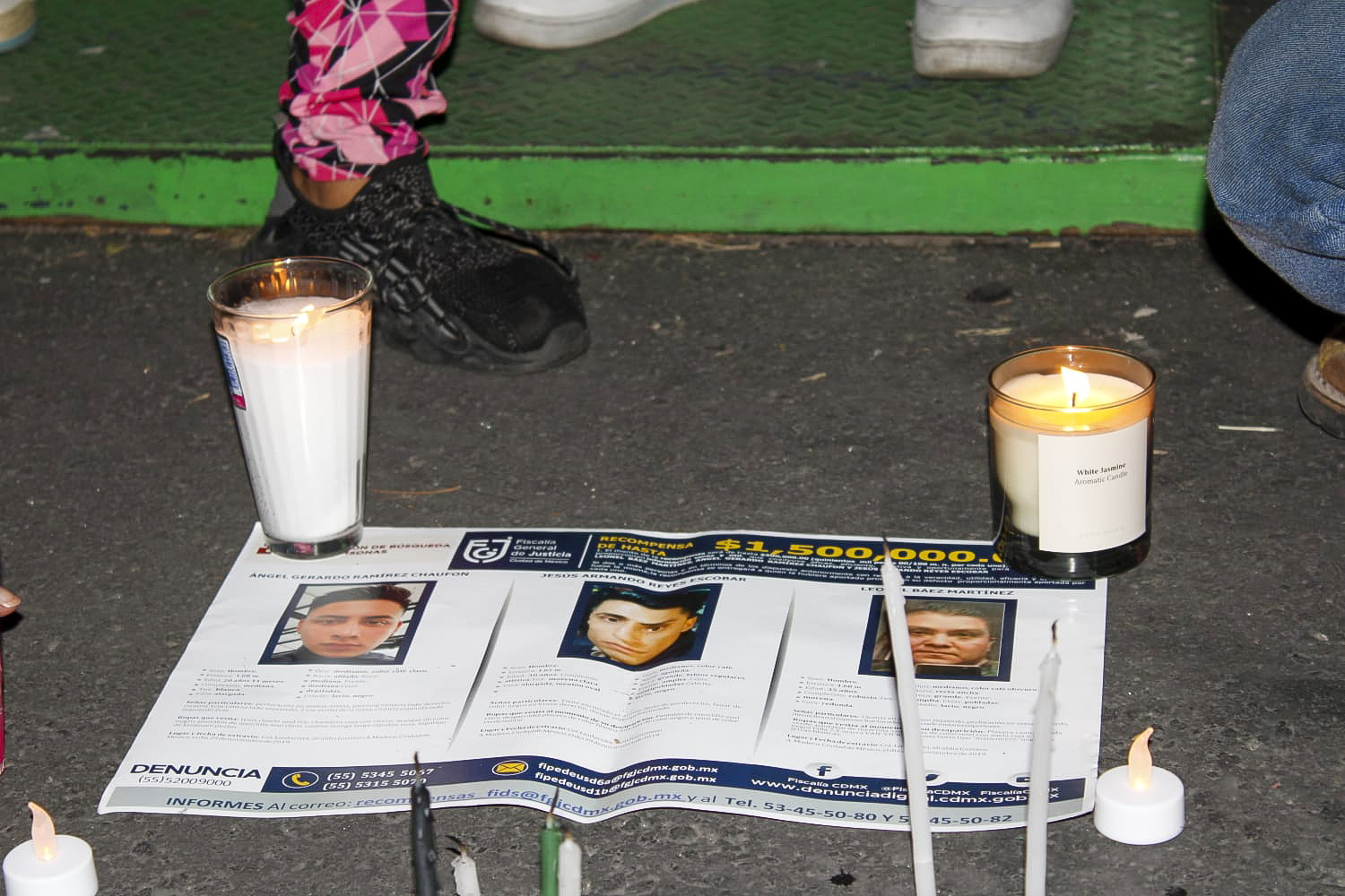 Familiares de desaparecidos exigen justicia y memoria en la Glorieta de las y los Desaparecidos