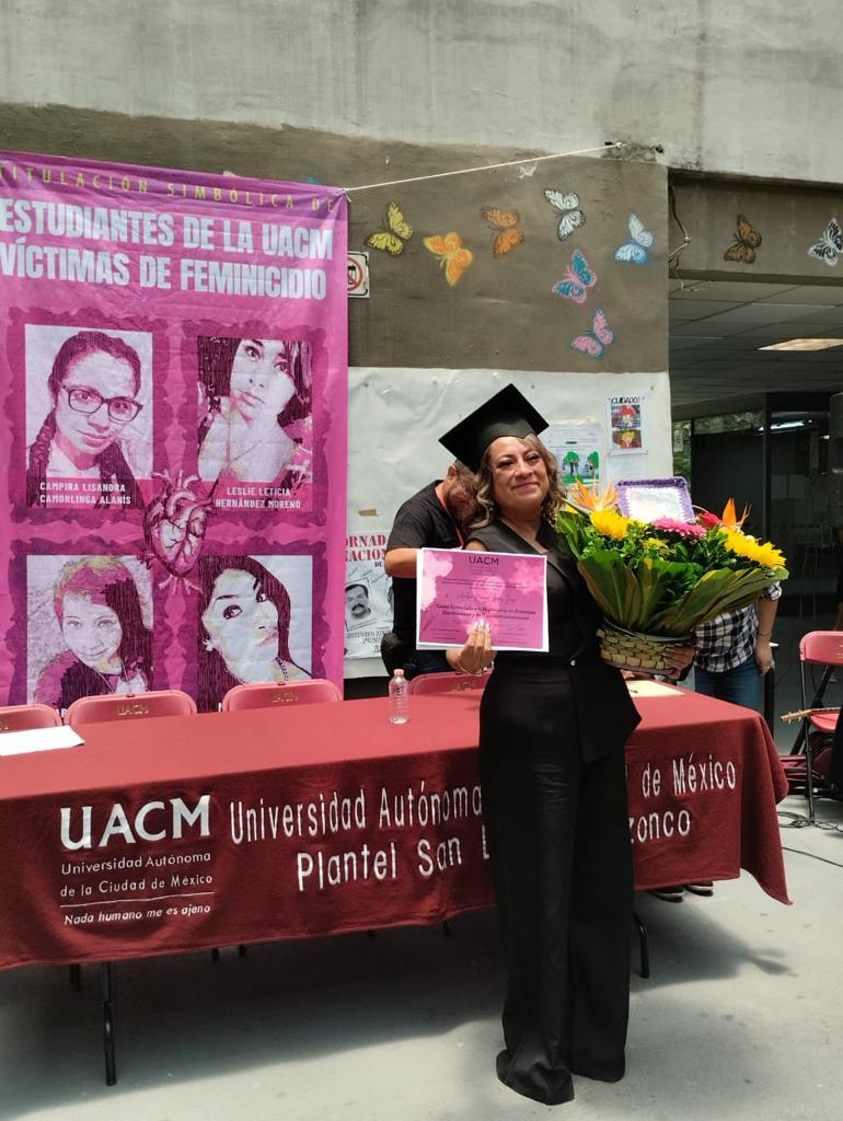 Realizan titulación simbólica de estudiantes uacemitas víctimas de feminicidios