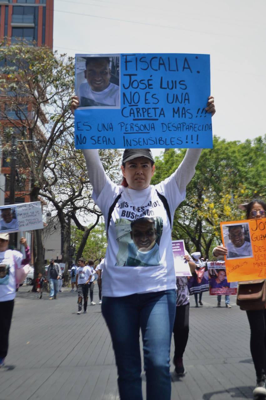 Familias buscadoras marchan y presentan pliego petitorio con exigencias