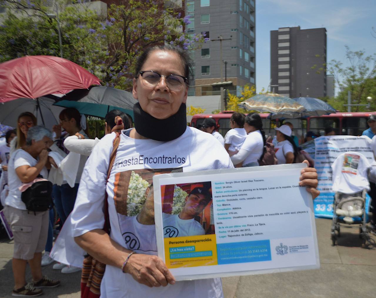 Familias buscadoras marchan y presentan pliego petitorio con exigencias