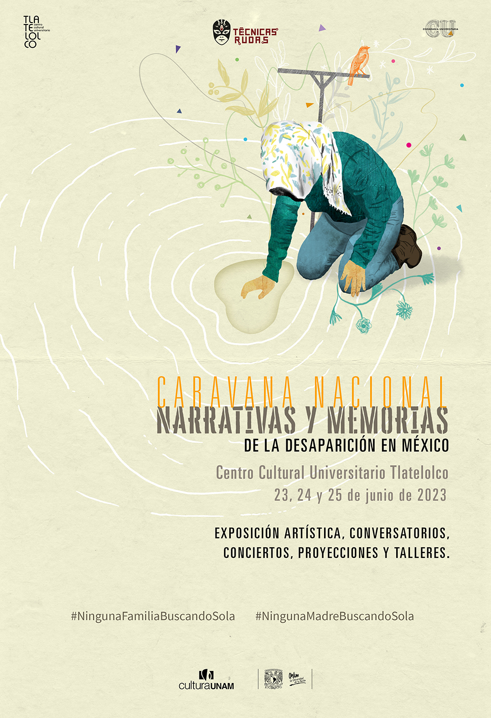 "Narrativas y Memorias de la Desaparición en México": Un llamado artístico por la verdad y la justicia