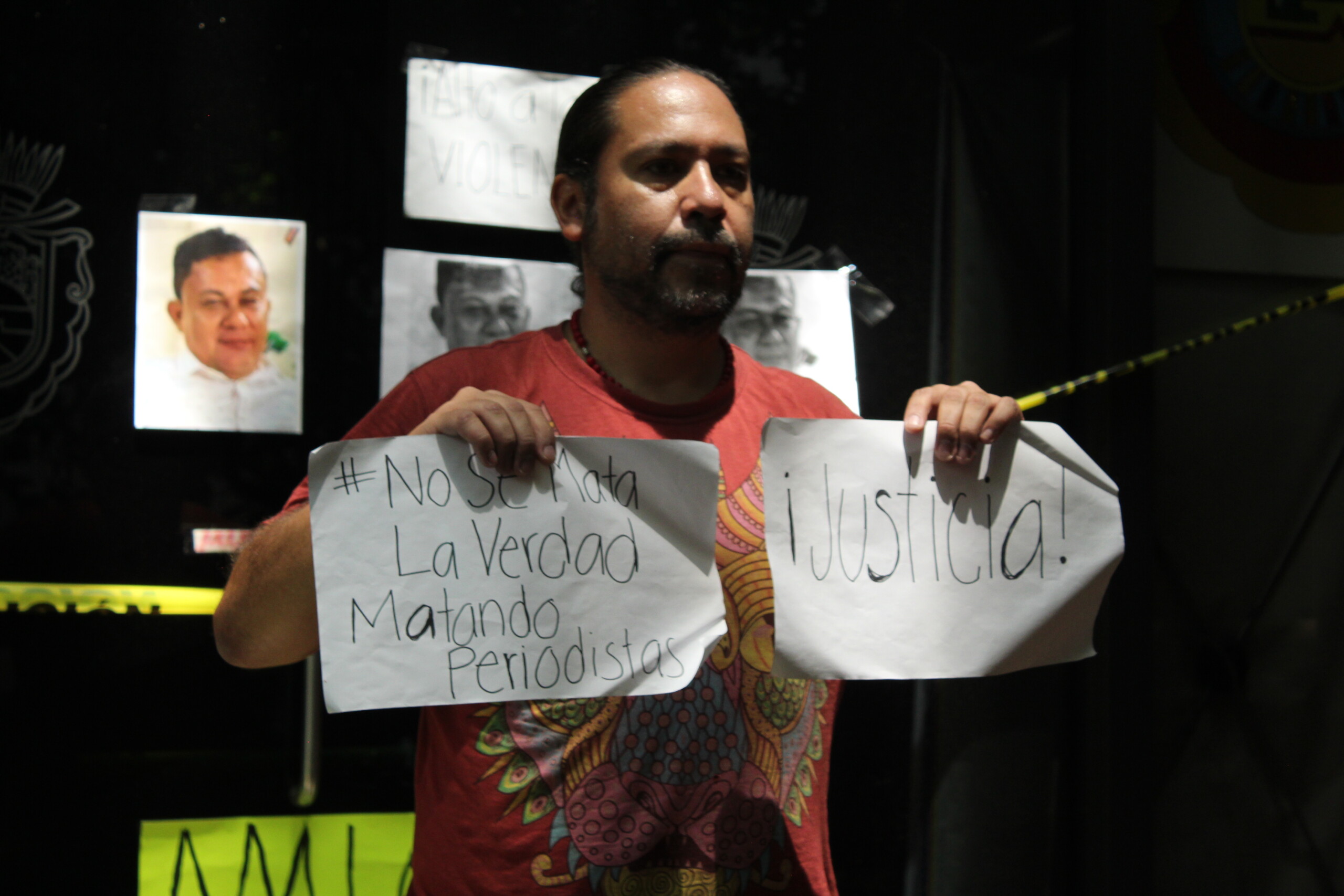 Periodistas exigen justicia por el asesinato de Nelson Matus Peña