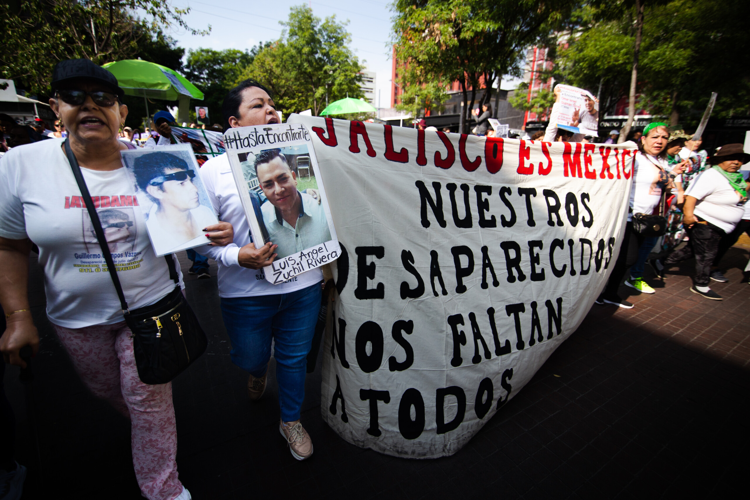 Miles de personas marchan en Jalisco exigiendo el fin de las desapariciones y la continuidad de las búsquedas