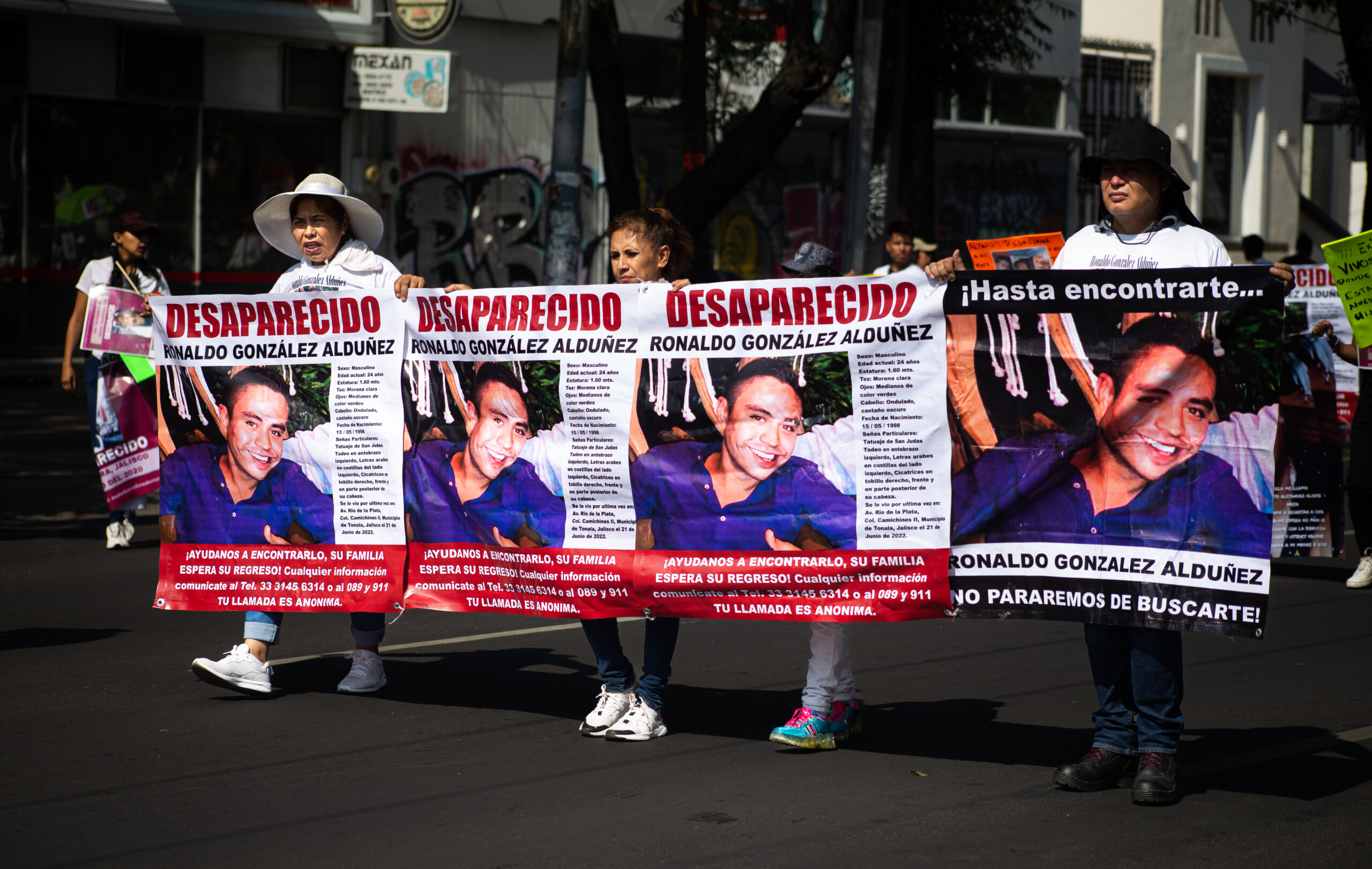 Miles de personas marchan en Jalisco exigiendo el fin de las desapariciones y la continuidad de las búsquedas