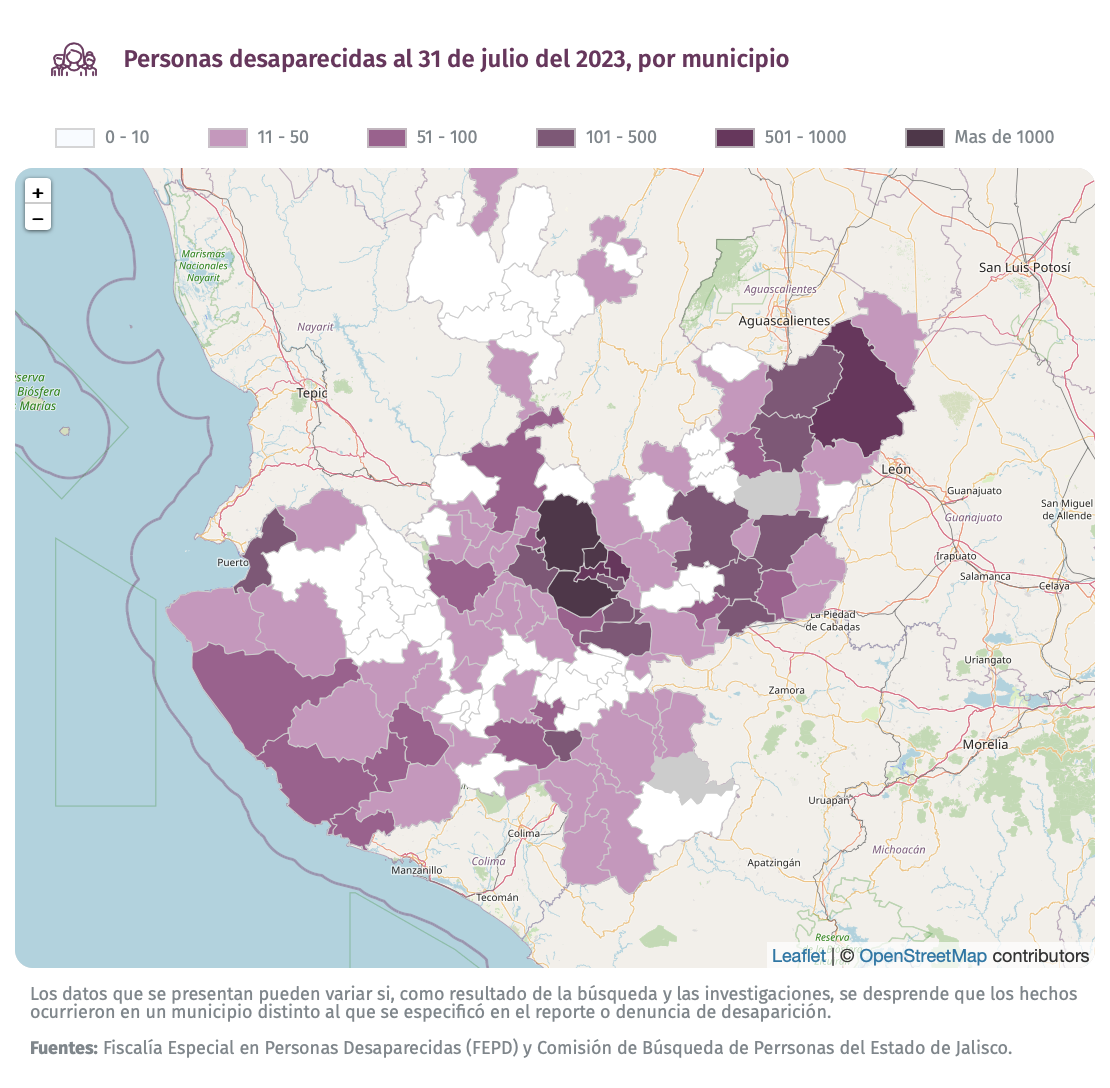 Necesitamos que el Gobierno de Jalisco actúe y localice con vida a todas las personas desaparecidas