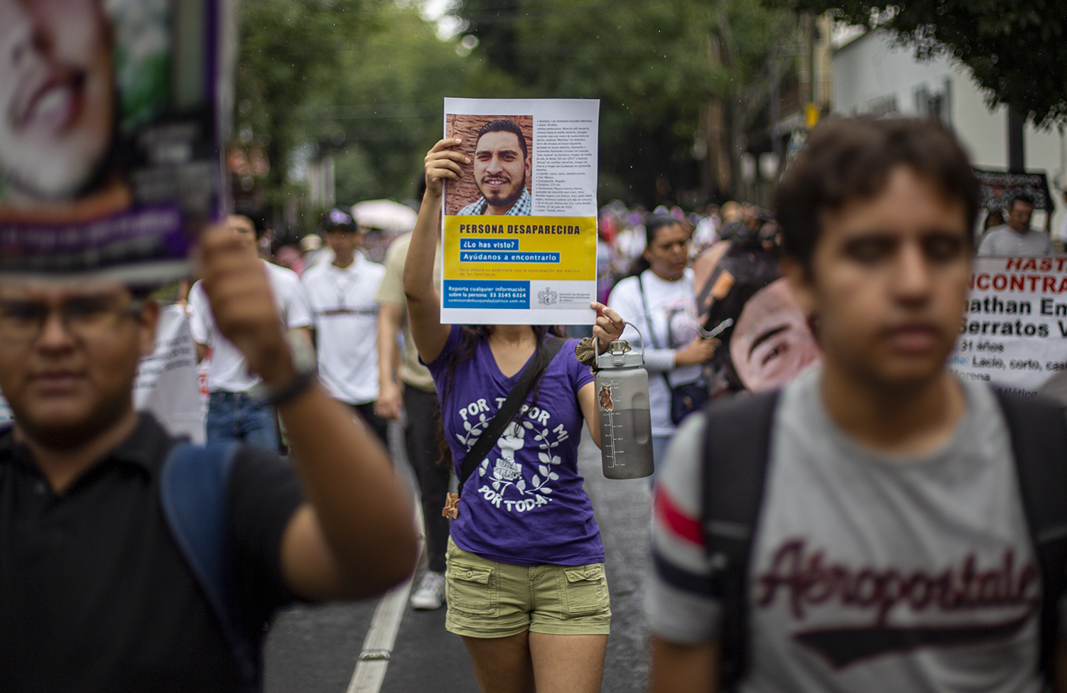 Galería fotográfica: Marchan en Guadalajara, Jalisco por  el Día Internacional de las Víctimas de Desapariciones Forzadas