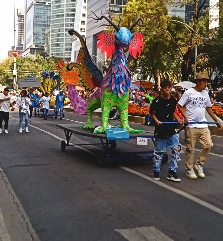 Carnaval y concurso de Alebrijes en la Ciudad de México