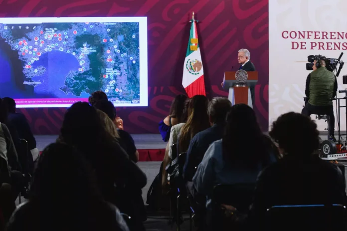 2023-11-09-Conferencia-de-prensa-matutina-Palacio-Nacional-Foto-03 Tren Interoceánico del Istmo de Tehuantepec será inaugurado el 22 de diciembre: AMLO