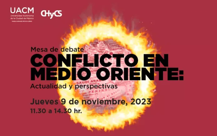 398532067_339606068720170_7767428172275071203_n Realizan mesa de debate sobre el conflicto en Medio Oriente en la UACM