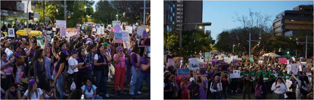 Frente a las violencias “juntxs florecemos desde las resistencias”: #8M en Guadalajara