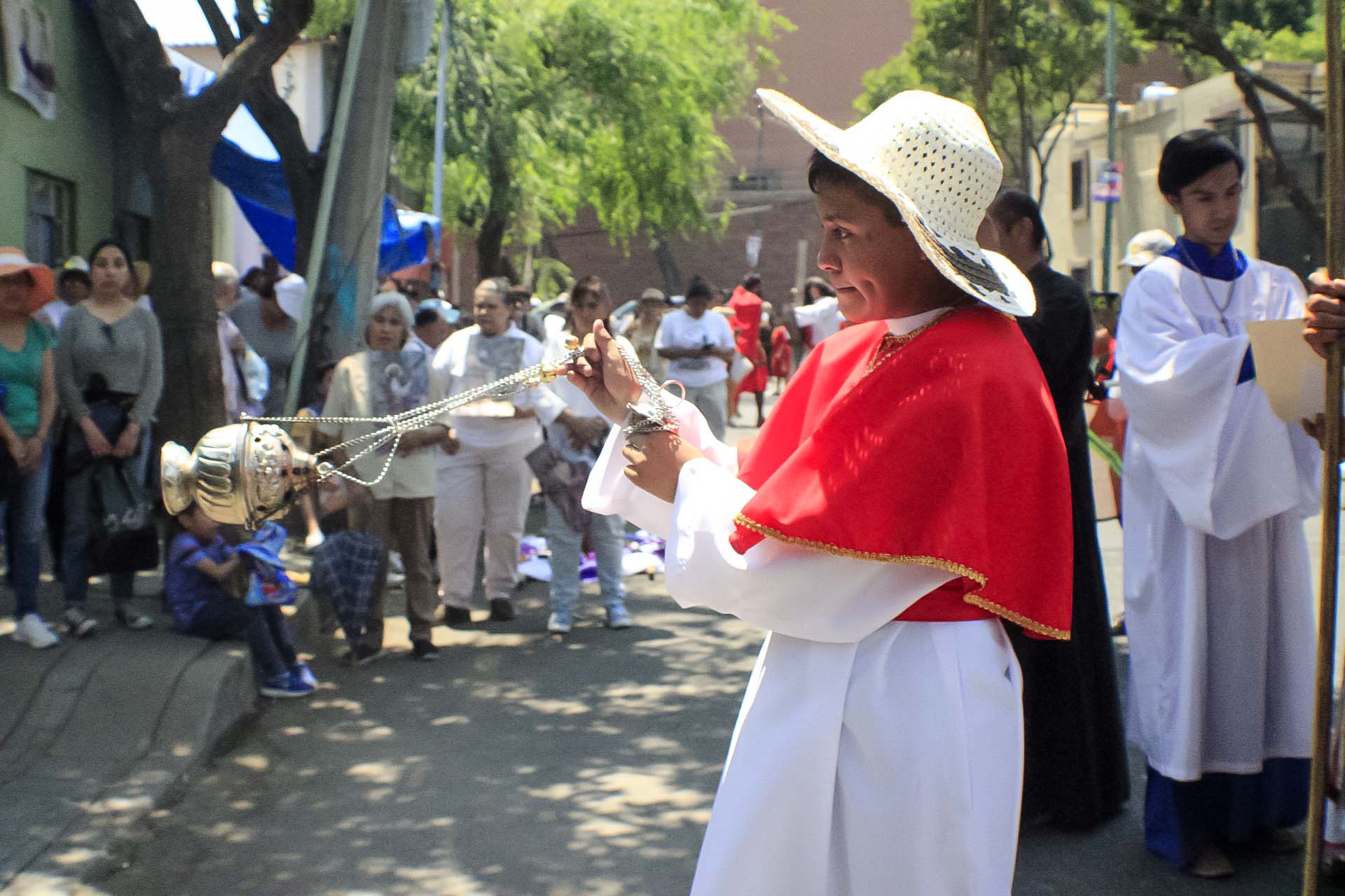 Pasión y muerte de Cristo: Representación santa en la colonia Magdalena Mixhuca