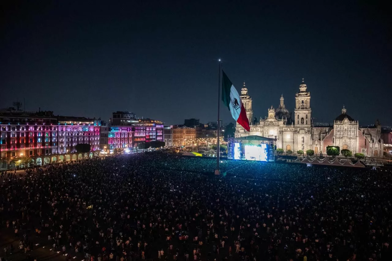 Festival "Noche de Primavera" atrae a 230 mil asistentes en el Centro Histórico de la CDMX