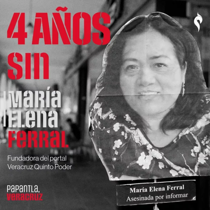 GJtIx1FWsAAOIpG Tras 4 años del asesinato de la periodista María Elena Ferral la justicia se desvanece