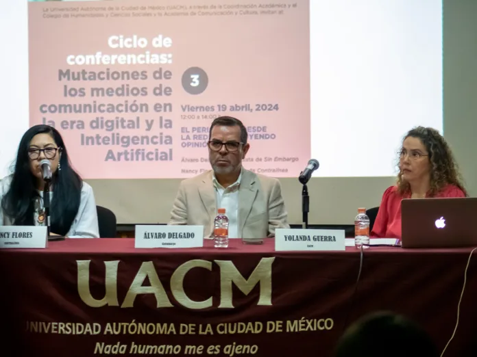 conferecia 1 Continúa el ciclo de conferencias “Mutaciones de los medios de comunicación en la era digital y la inteligencia artificial” en la Universidad Autónoma de la Ciudad de México