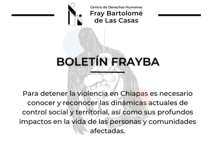 frayba Frayba el Estado debe de dimensionar y atender la violencia en Chiapas