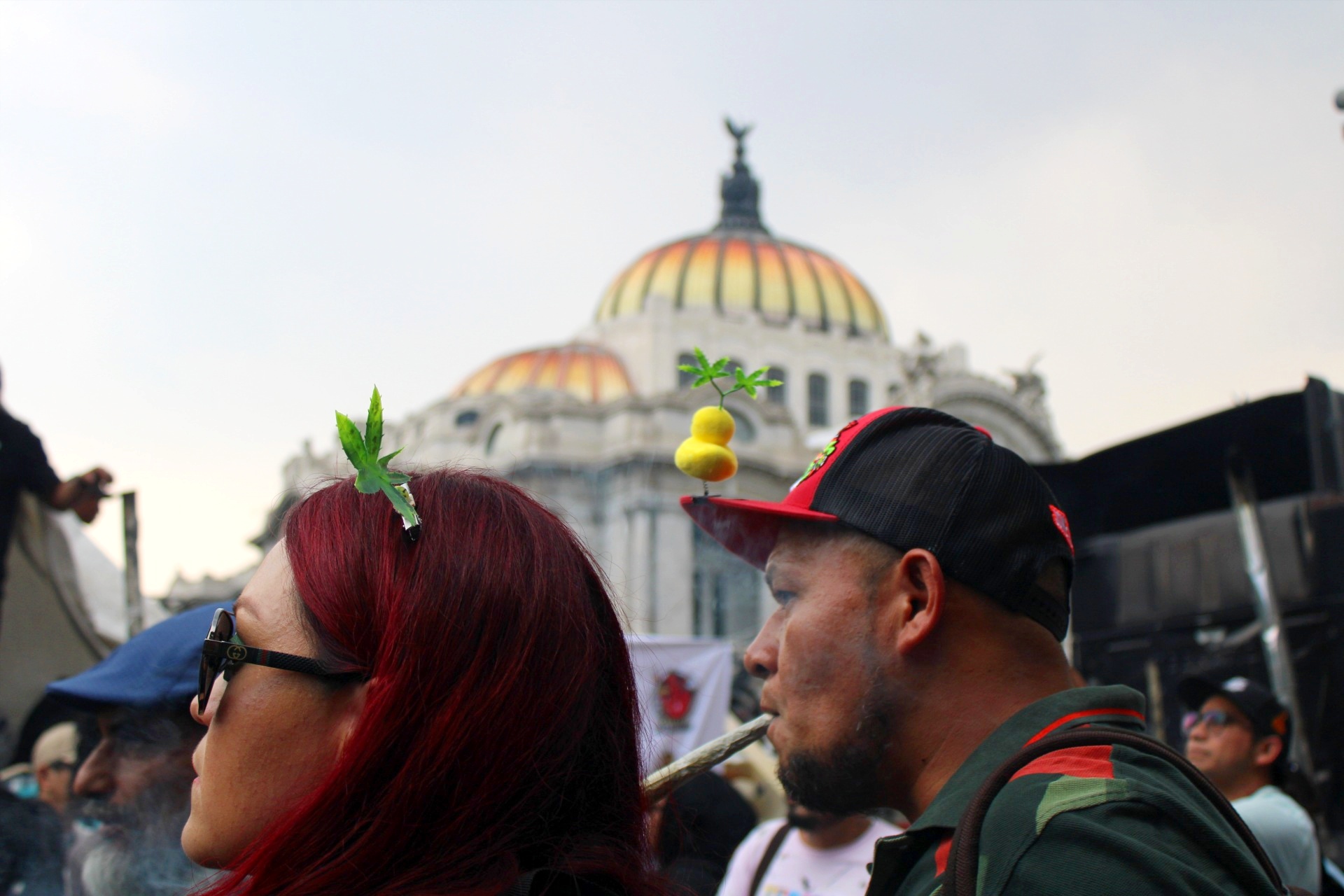 Fotografía por Astrid Salgado. Marcha XXIV por la legalización de la marihuana.