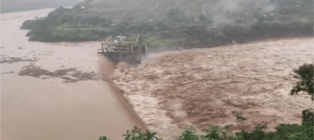Colapsó presa en Brasil debido a fuertes lluvias