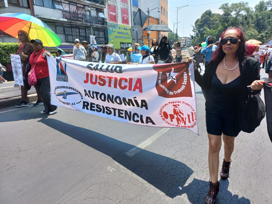 Día del Trabajo: Trabajadoras sexuales marchan por sus derechos en la CDMX, exigen reconocimiento laboral y fin a la trata