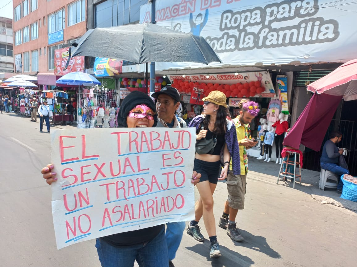 Día del Trabajo: Trabajadoras sexuales marchan por sus derechos en la CDMX, exigen reconocimiento laboral y fin a la trata