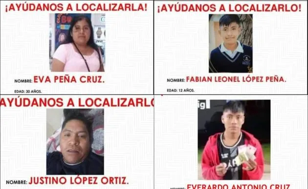 desaparecidos_oaxaca El Movimiento Agrario Indígena Zapatista y el CNI comunicó la localización con vida de cuatro miembros de la comunidad de San Miguel Monte Verde, Oaxaca, desaparecidos el pasado 20 de agosto.