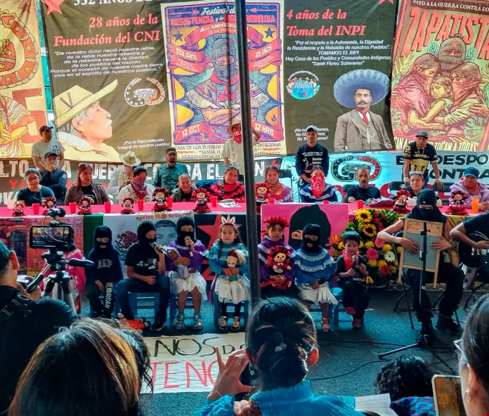 Se celebró el 4to. Aniversario de la Toma del INPI con el Festival de la Resistencia y Digna Rebeldía, en el marco también de los 532 años de Resistencia y Dignidad Indígena, así como los 28 años de la Fundación del CNI. Se celebró el 4to. Aniversario de la Toma del INPI con el Festival de la Resistencia y Digna Rebeldía, en el marco también de los 532 años de Resistencia y Dignidad Indígena, así como los 28 años de la Fundación del CNI.