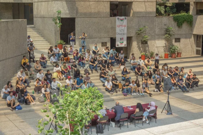 GOryc40WAAAC-P7 Estudiantes contra el Genocidio en Palestina logra suspensión del convenio entre el Colmex y la Universidad Hebrea de Jerusalén