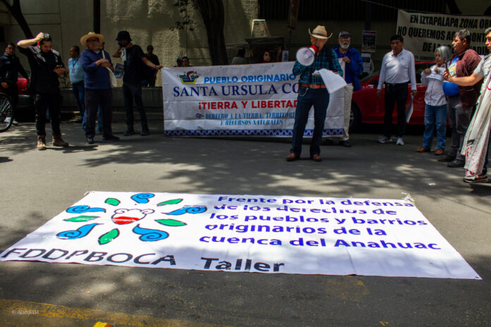Pueblos originarios frente a SACMEX