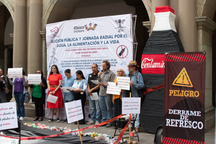 #OaxacaSinChatarra: Organizaciones exigen frenar el impacto de las refresqueras en la salud y el medio ambiente